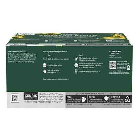 Starbucks Blonde Roast K-Cups Coffee Pods, Sunsera Blend, 72 ct.