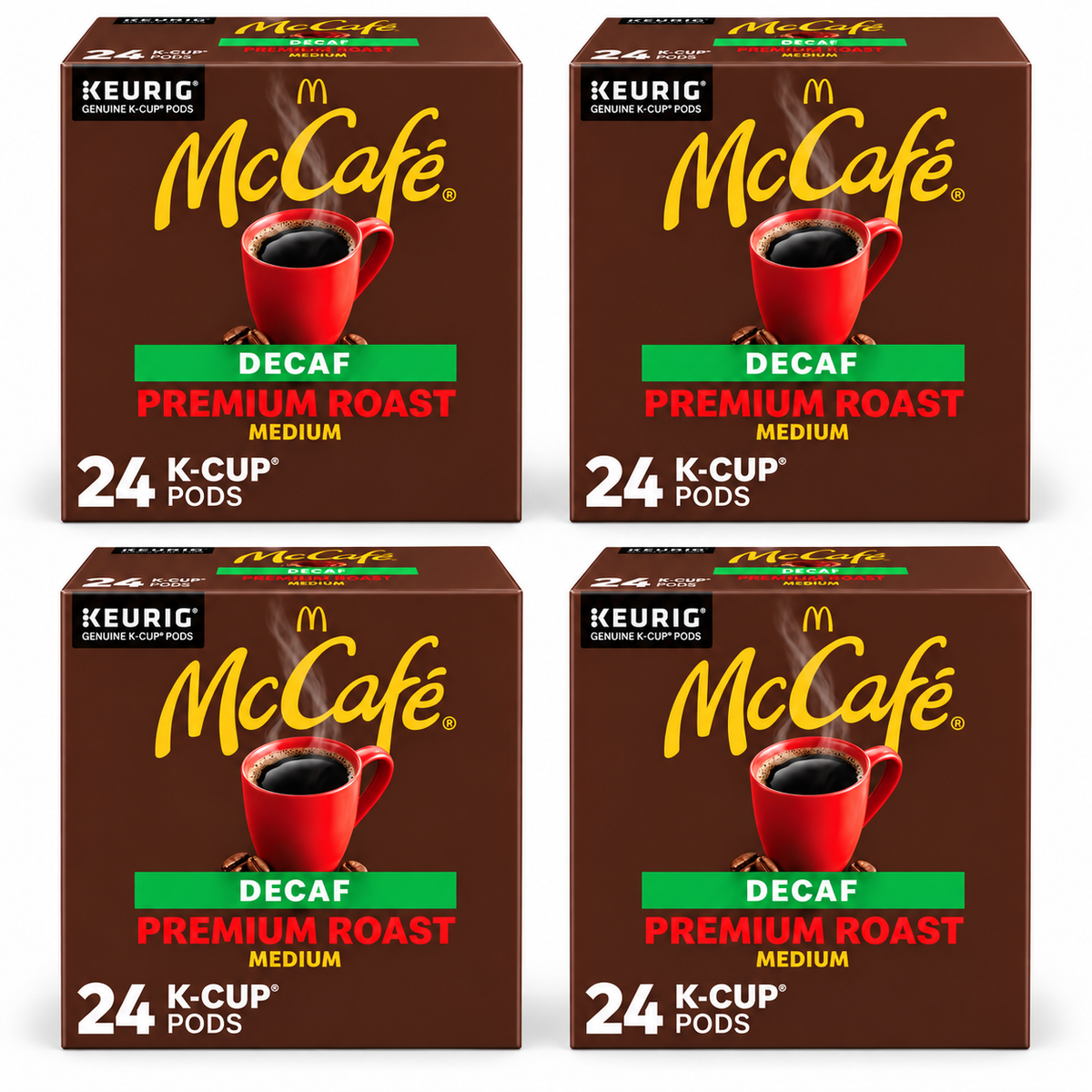 McCafe Decaf Premium Medium Roast K-Cup Coffee Pods, 24 Count