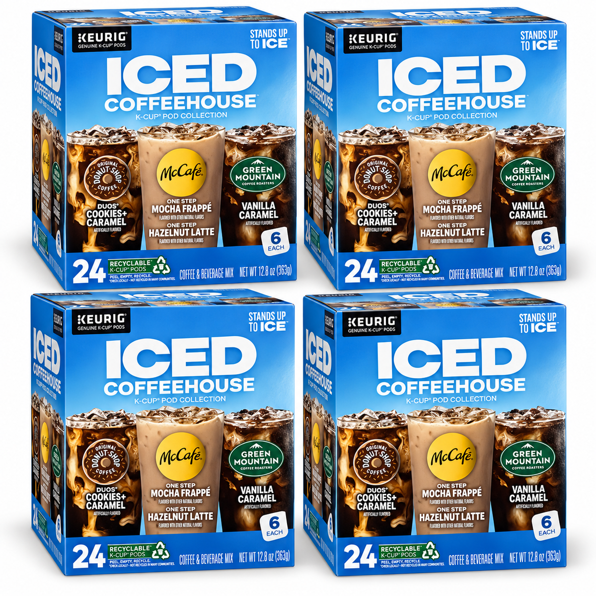 Keurig Iced Coffeehouse Variety Pack K-Cup Pods 24 Count