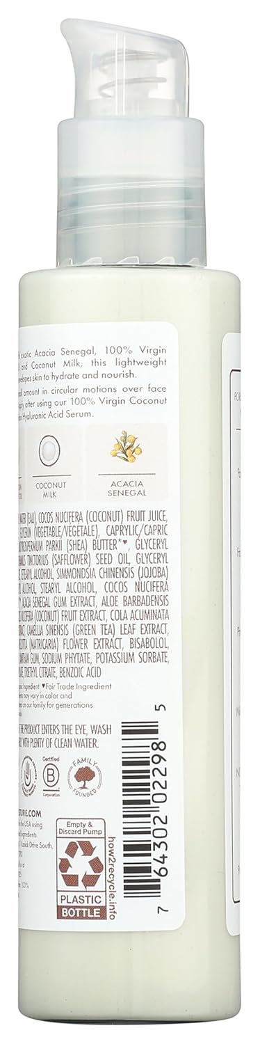 SheaMoisture 100% Virgin Coconut Oil Daily Hydration Face Lotion 3.2 Fl Oz (Pack of 2)