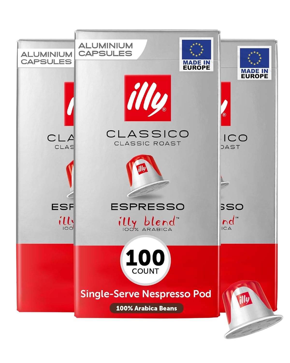 illy Espresso CLASSICO ESPRESSO 100 Ct Nespresso Original
