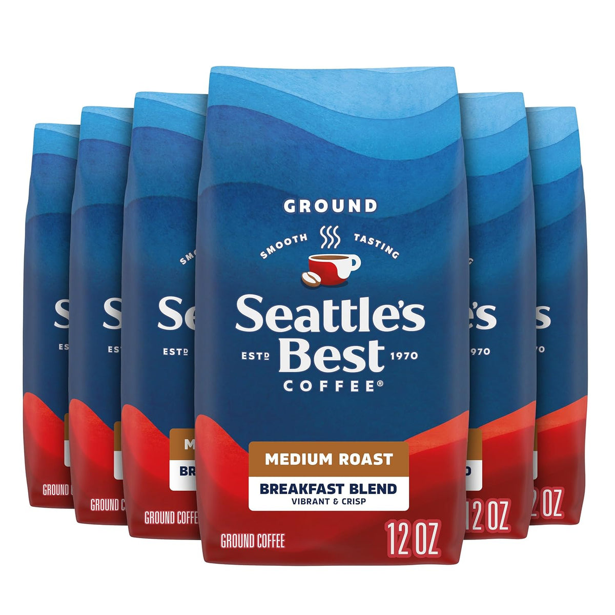 Seattles Best Coffee Ground Coffee Breakfast Blend Medium Roast 12oz