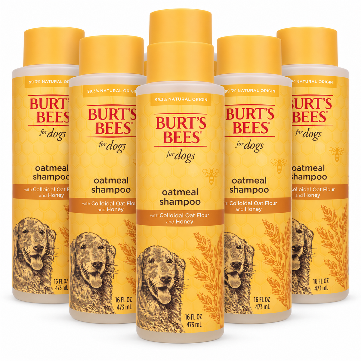 Burts Bees for Pets Oatmeal Shampoo for Dogs Dog Shampoo Skin & Itch Relief
