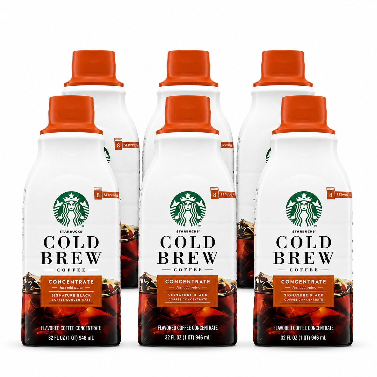 Starbucks Caramel Dolce Flavored, Cold Brew Coffee Concentrate, Iced Coffee, 32 fl oz