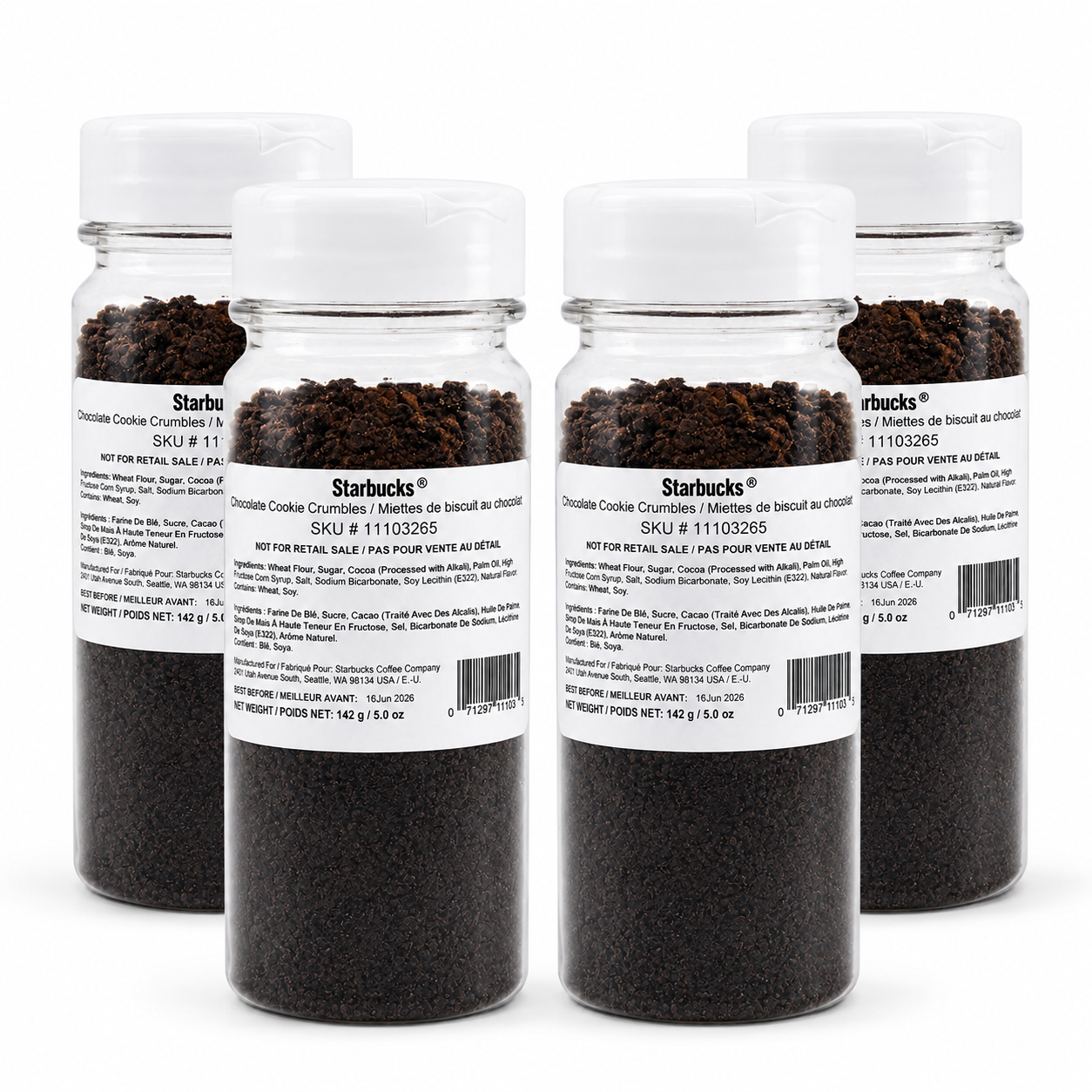 Starbucks Chocolate Cookie Crumbles 5 OZ Topping