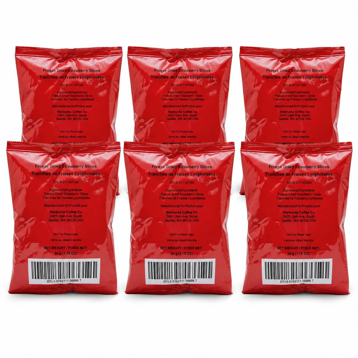 Starbucks Freeze Dried Strawberry Slices 50 g (1.76 oz)