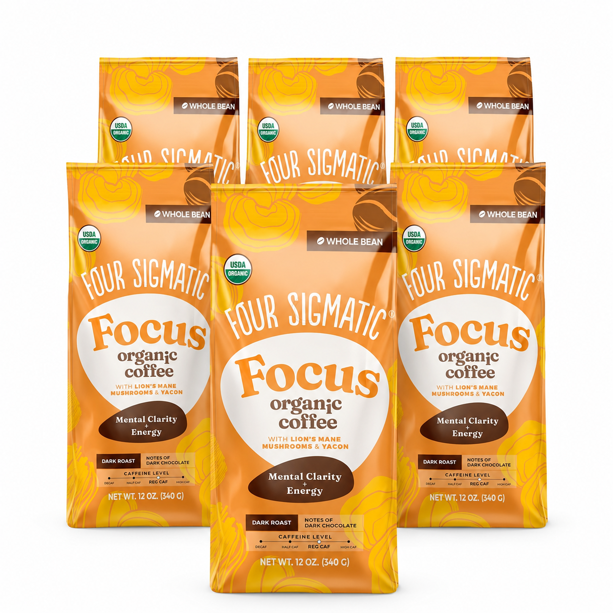 Four Sigmatic mushroom Dark Roast Whole Bean 10oz
