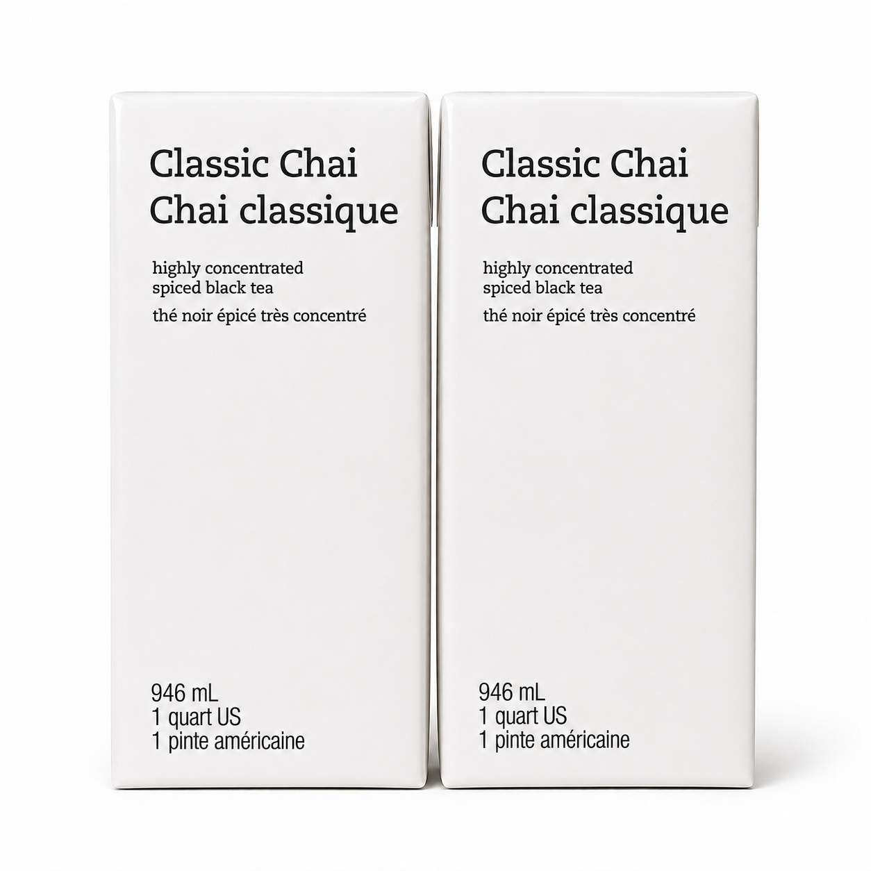 Starbucks Classic Chai Concentrate Spiced Black Tea 946 ML 2 Packs