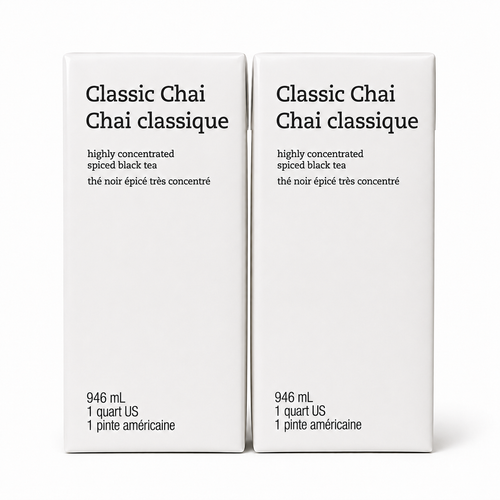 Starbucks Classic Chai Concentrate Spiced Black Tea 946 ML 2 Packs