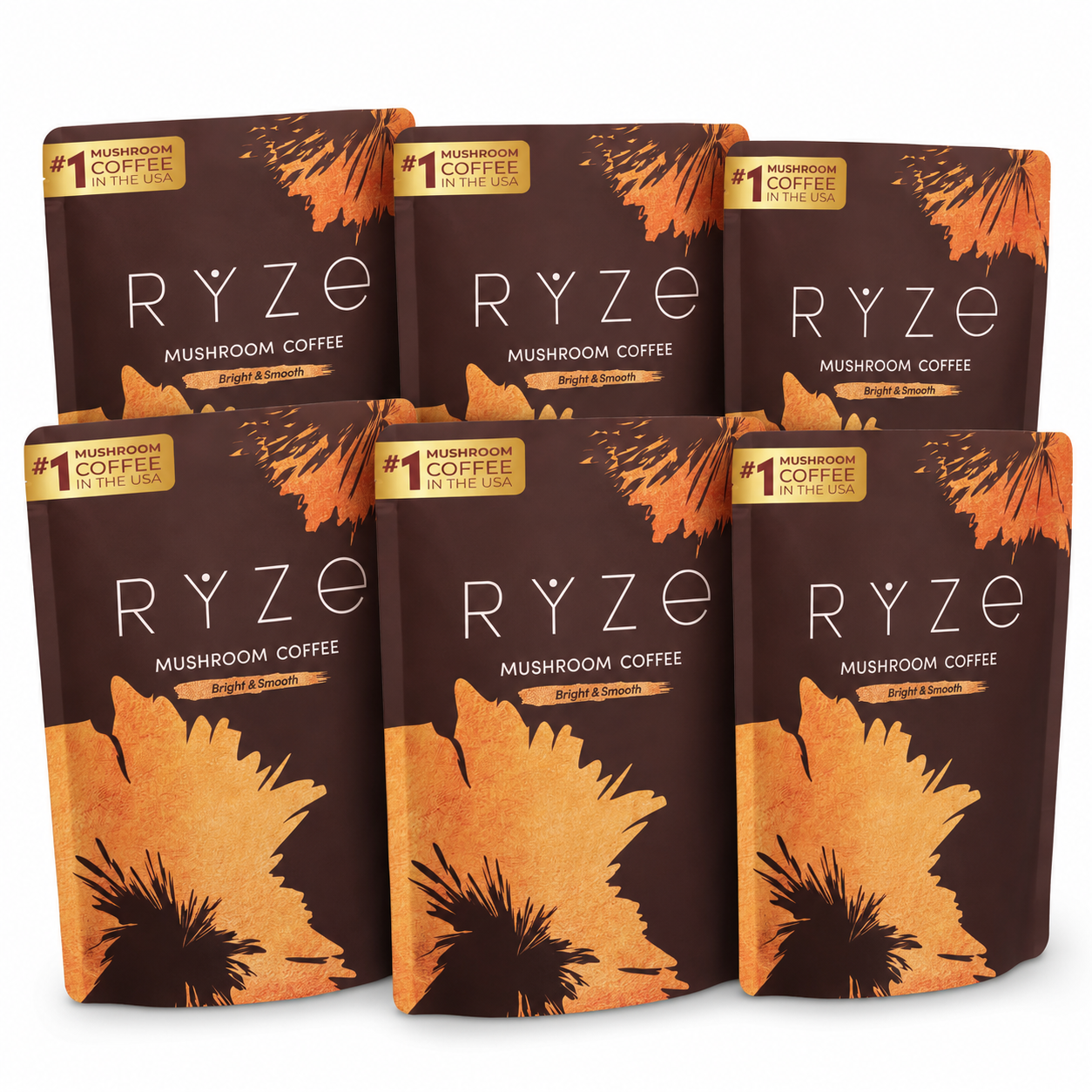 RYZE superfoods Medium Roast Mushroom Coffee 30 Servings