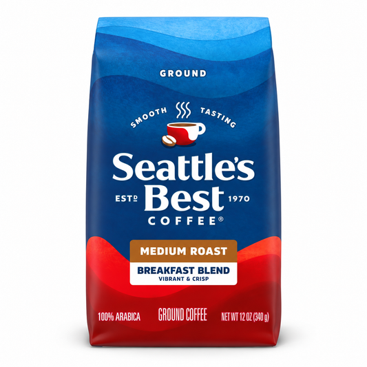Seattles Best Coffee Ground Coffee Breakfast Blend Medium Roast 12oz