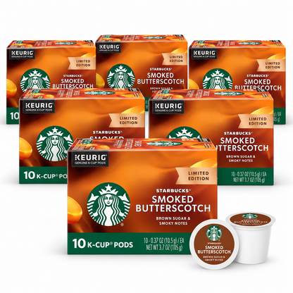 Starbucks Smoked Butterscotch Flavored K-Cup Coffee Pods 10ct