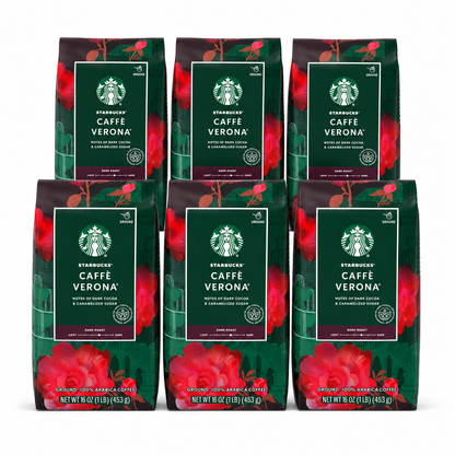 Starbucks Caffe Verona Ground Coffee 16oz 1lb
