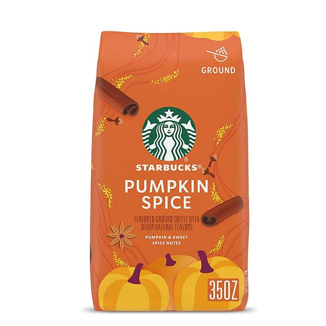 Starbucks Pumpkin Spice Flavored Ground Coffee, 35 oz (2pack)