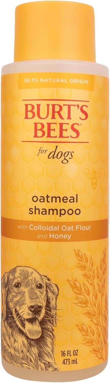 Burts Bees for Pets Oatmeal Shampoo for Dogs Dog Shampoo Skin & Itch Relief