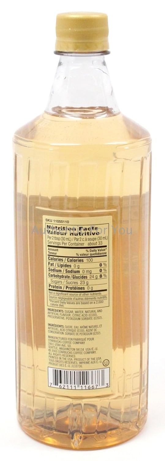 Starbucks Cinnamon Dolce Syrup (1-L.) with pump