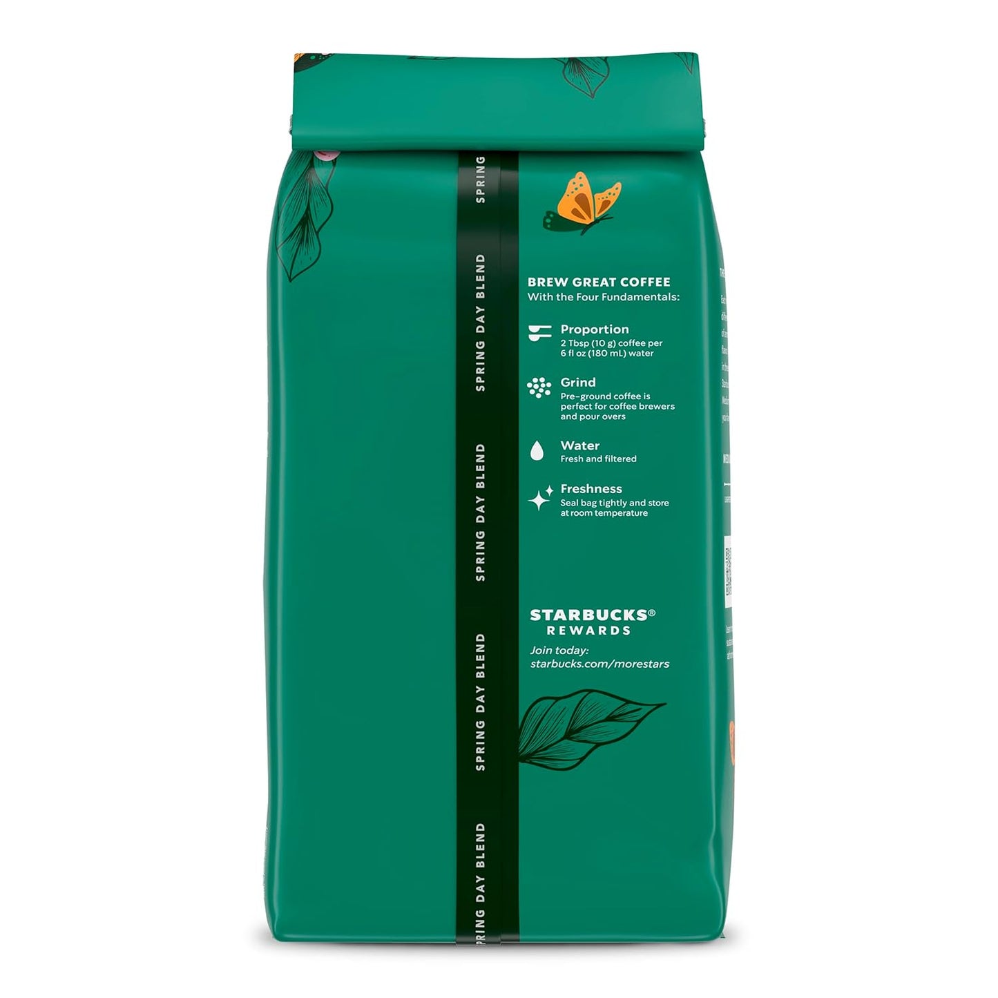 Starbucks Ground Coffee, Medium Roast Coffee, Spring Day Blend, 100% Arabica, Limited Edition, 10 Oz Bag