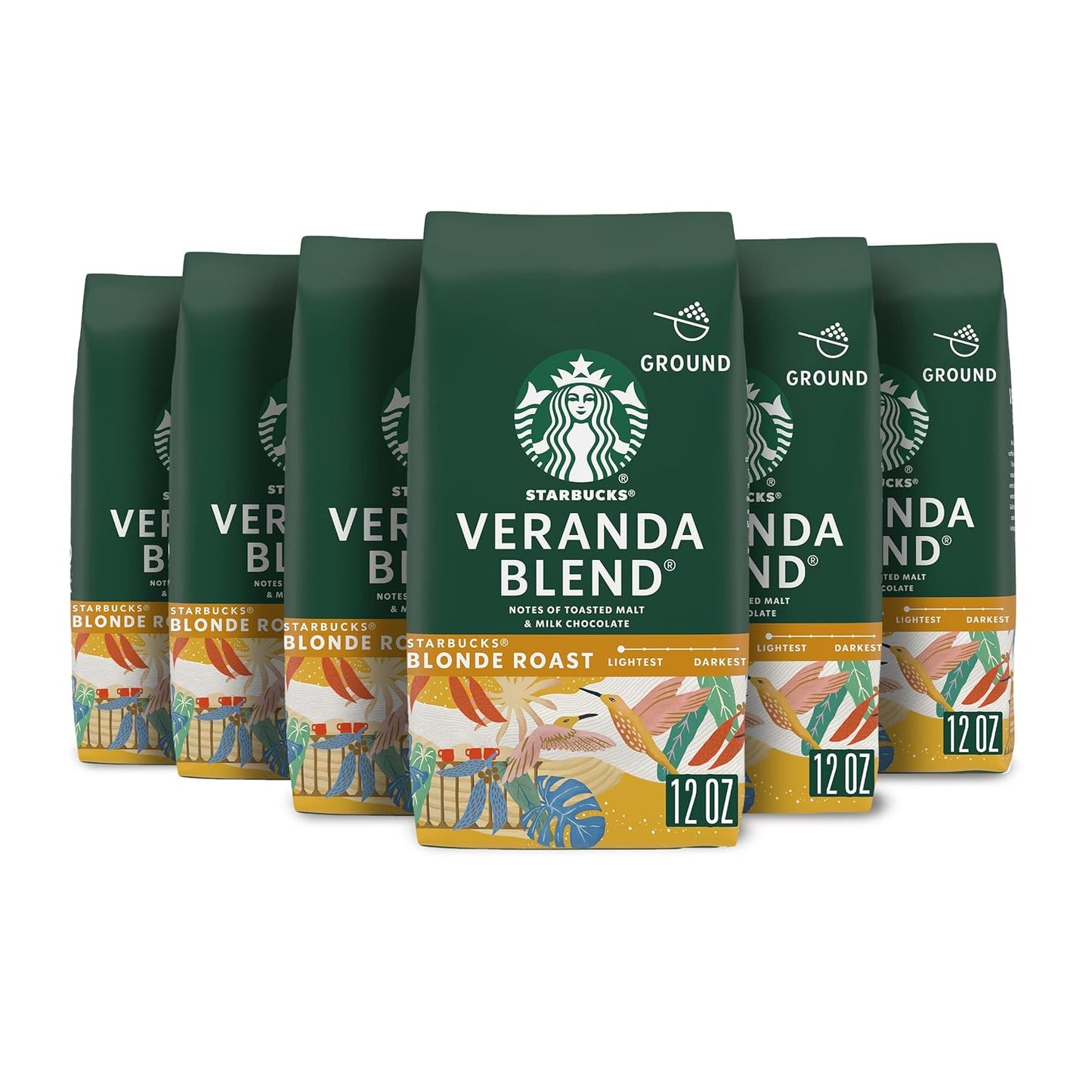Starbucks Veranda Light Roast Ground Coffee 12oz
