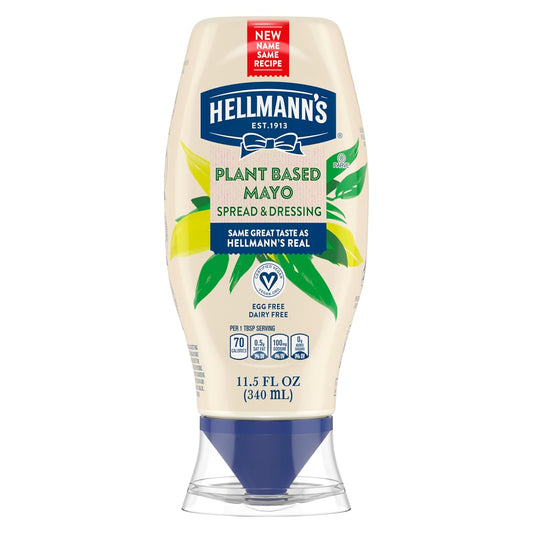Hellmann’s Plant Based Vegan Mayo Spread & Dressing, 11.5 oz, 1pk
