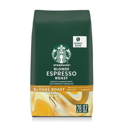 Starbucks Blonde Espresso Roast Coffee Whole bean, 28 oz