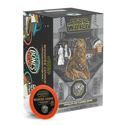 Bones Coffee Star Wars Bundle – 30ct K-Cup Pods Variety Pack (Twin Sun Tiramisu, Dark Side Chocolate Truffle, Wookiee Cookie) – Limited Edition Flavored Coffee Pods