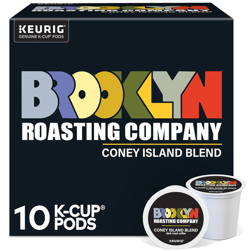 Brooklyn Roasting Company Keurig Dark Roast Coffee, 10-Count Box
