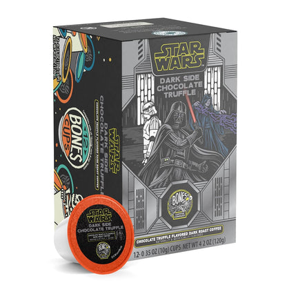 Bones Coffee Star Wars Bundle – 30ct K-Cup Pods Variety Pack (Twin Sun Tiramisu, Dark Side Chocolate Truffle, Wookiee Cookie) – Limited Edition Flavored Coffee Pods