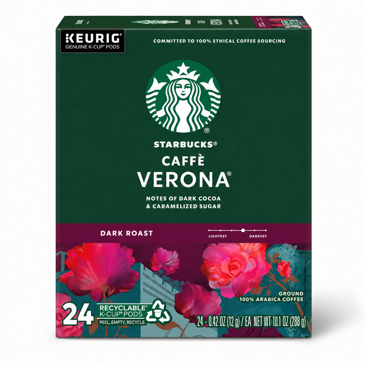 Starbucks Caffe Verona K-Cups, 24 Count