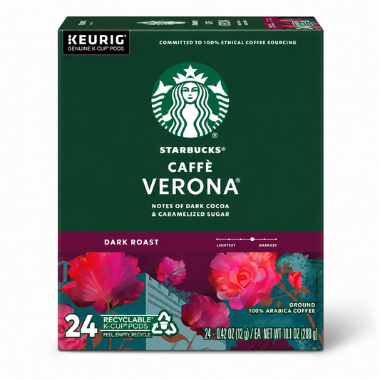 Starbucks Caffe Verona K-Cups, 24 Count
