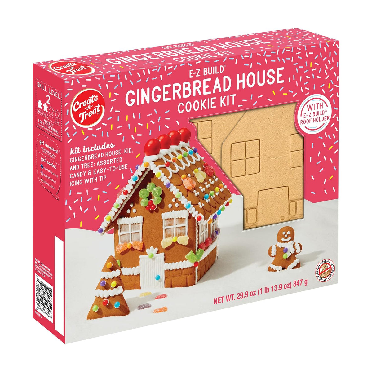 E-Z Build Gingerbread House Cookie Kit