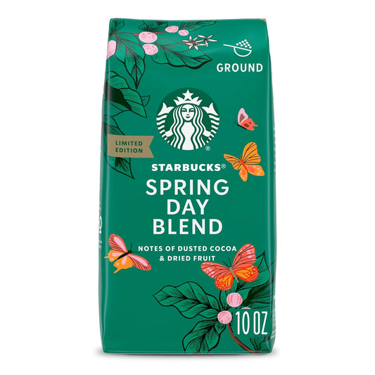 Starbucks Ground Coffee, Medium Roast , Spring Day Blend, Limited Edition, 10 Oz Bag