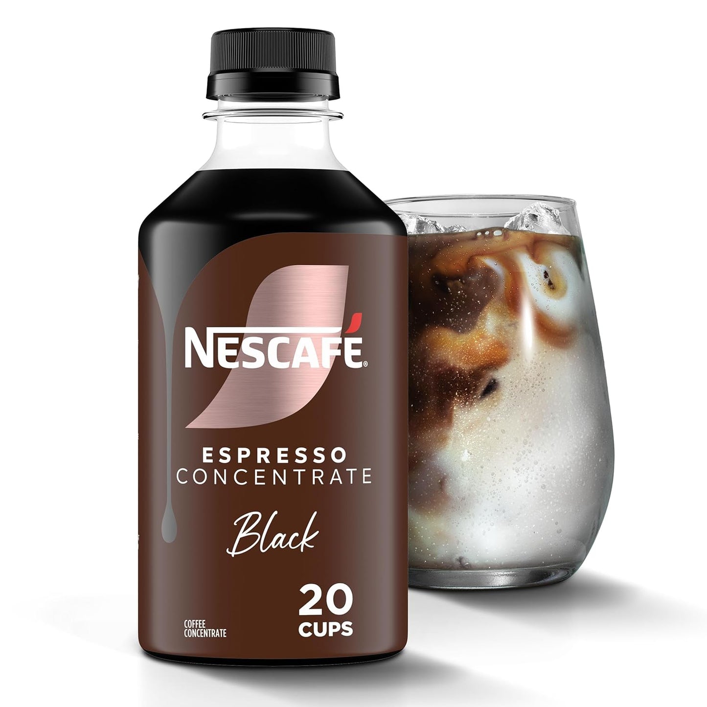 NESCAFÉ Espresso Concentrate Variety Pack | Black, Vanilla & Mocha | 6 Bottles (2 Each Flavor)