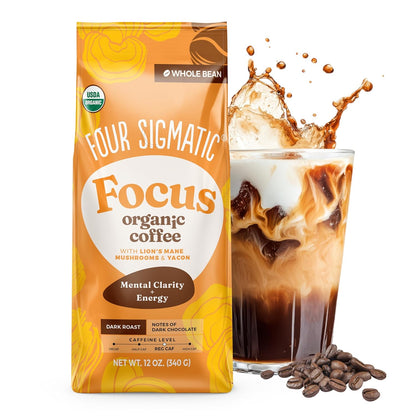 Four Sigmatic mushroom Dark Roast Whole Bean 10oz