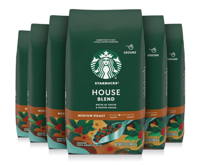 Starbucks House Blend Medium Roast Ground Coffee 12oz