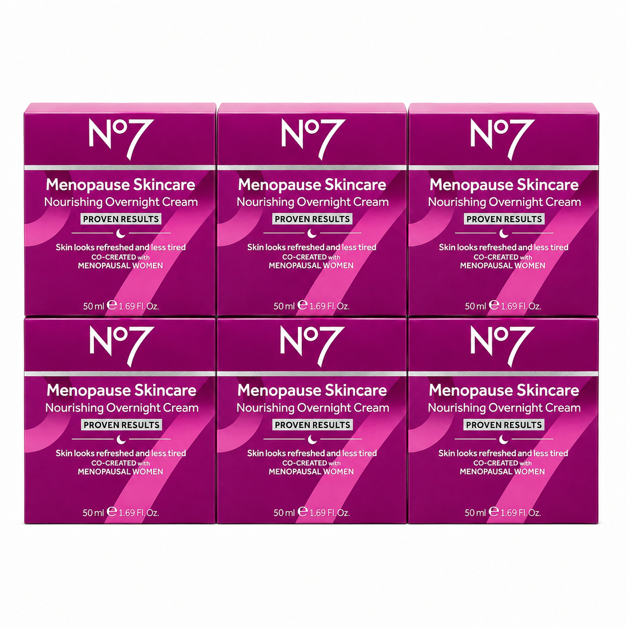 No7 Menopause Skincare Nourishing Overnight Cream - 1.69 fl oz