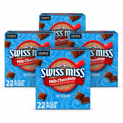 Swiss Miss Milk Chocolate Hot Cocoa, K-Cup Pods, 22 Count