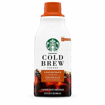 Starbucks Caramel Dolce Flavored, Cold Brew Coffee Concentrate, Iced Coffee, 32 fl oz