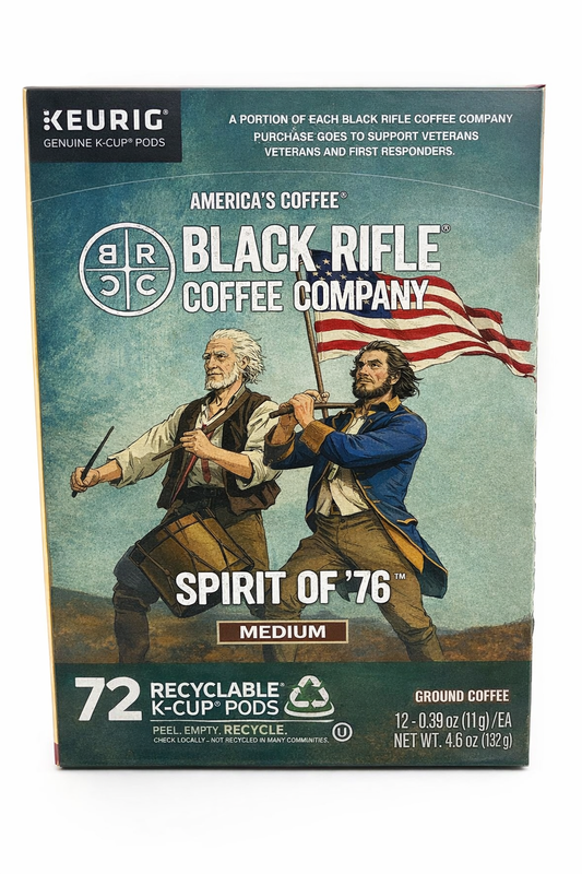 Black Rifle Coffee Spirit of '76 Single Serve Pods Medium Roast - 72ct