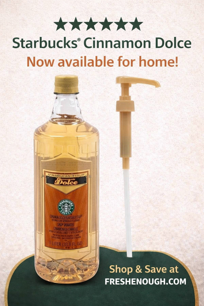 Starbucks Cinnamon Dolce Syrup (1-L.) with pump