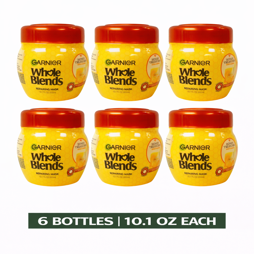 Garnier Whole Blends Repairing Mask Honey Treasures, 10.1 Fluid Ounce 6 pack
