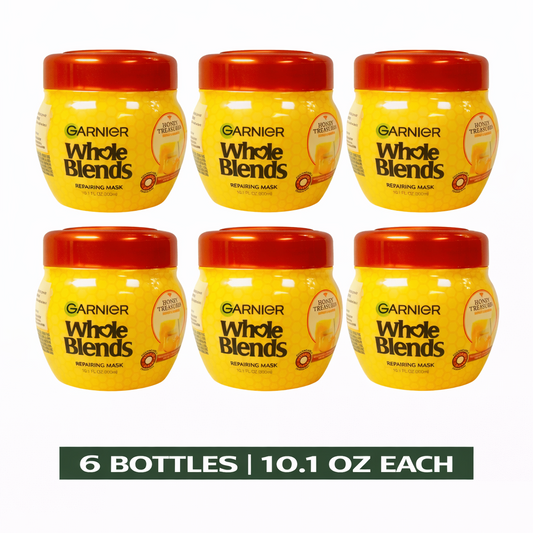 Garnier Whole Blends Repairing Mask Honey Treasures, 10.1 Fluid Ounce 6 pack