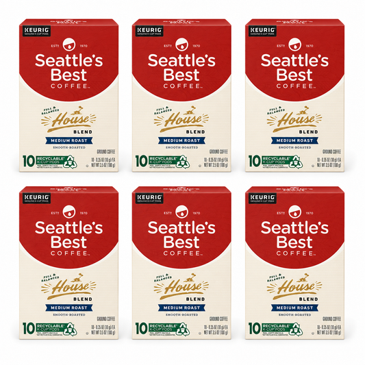 Seattle’s Best Coffee, Medium Roast K-Cup Coffee Pods, House blend, 100% Arabica, 60ct
