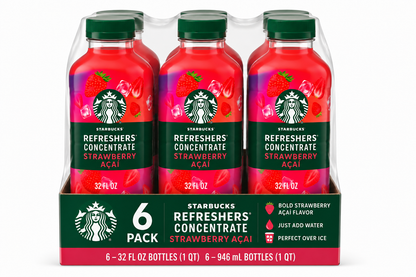 Starbucks Refreshers Strawberry Acai Concentrate - 32 fl oz