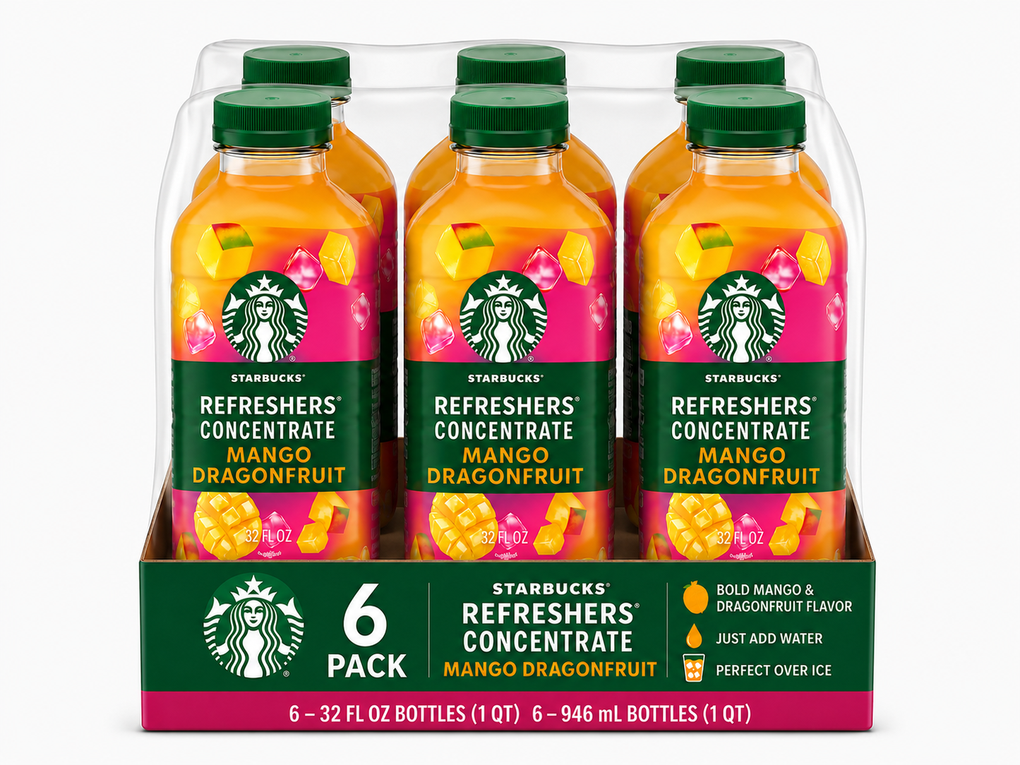 Starbucks Refreshers Mango Dragonfruit Concentrate - 32 fl oz