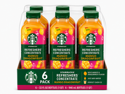 Starbucks Refreshers Mango Dragonfruit Concentrate - 32 fl oz
