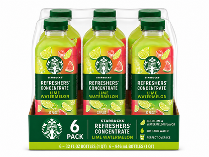 Starbucks Refreshers Lime Watermelon Concentrate - 32 fl oz
