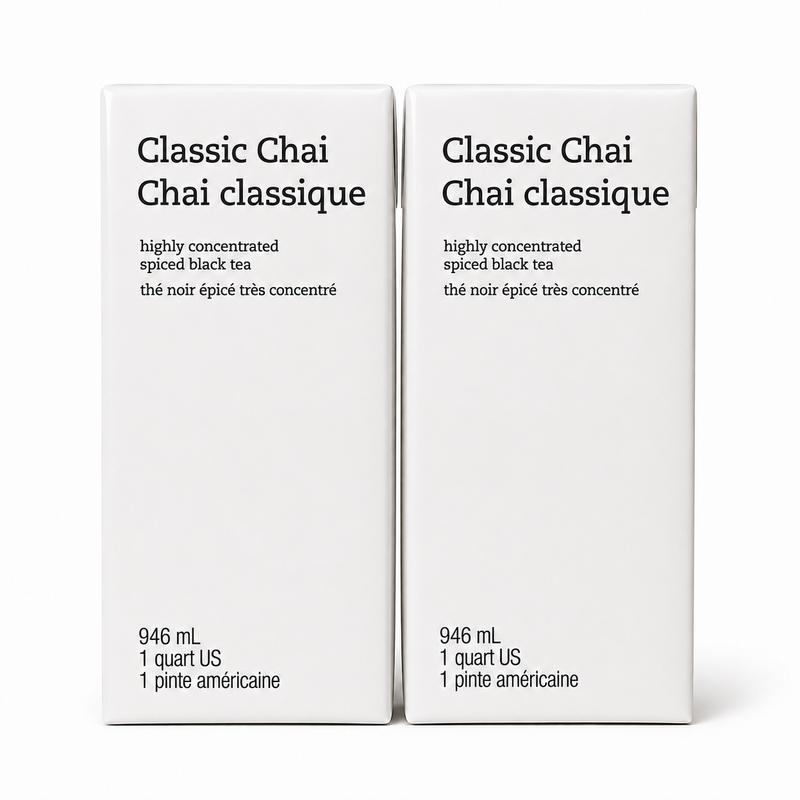 Starbucks Classic Chai Concentrate Spiced Black Tea 946 ML 2 Packs