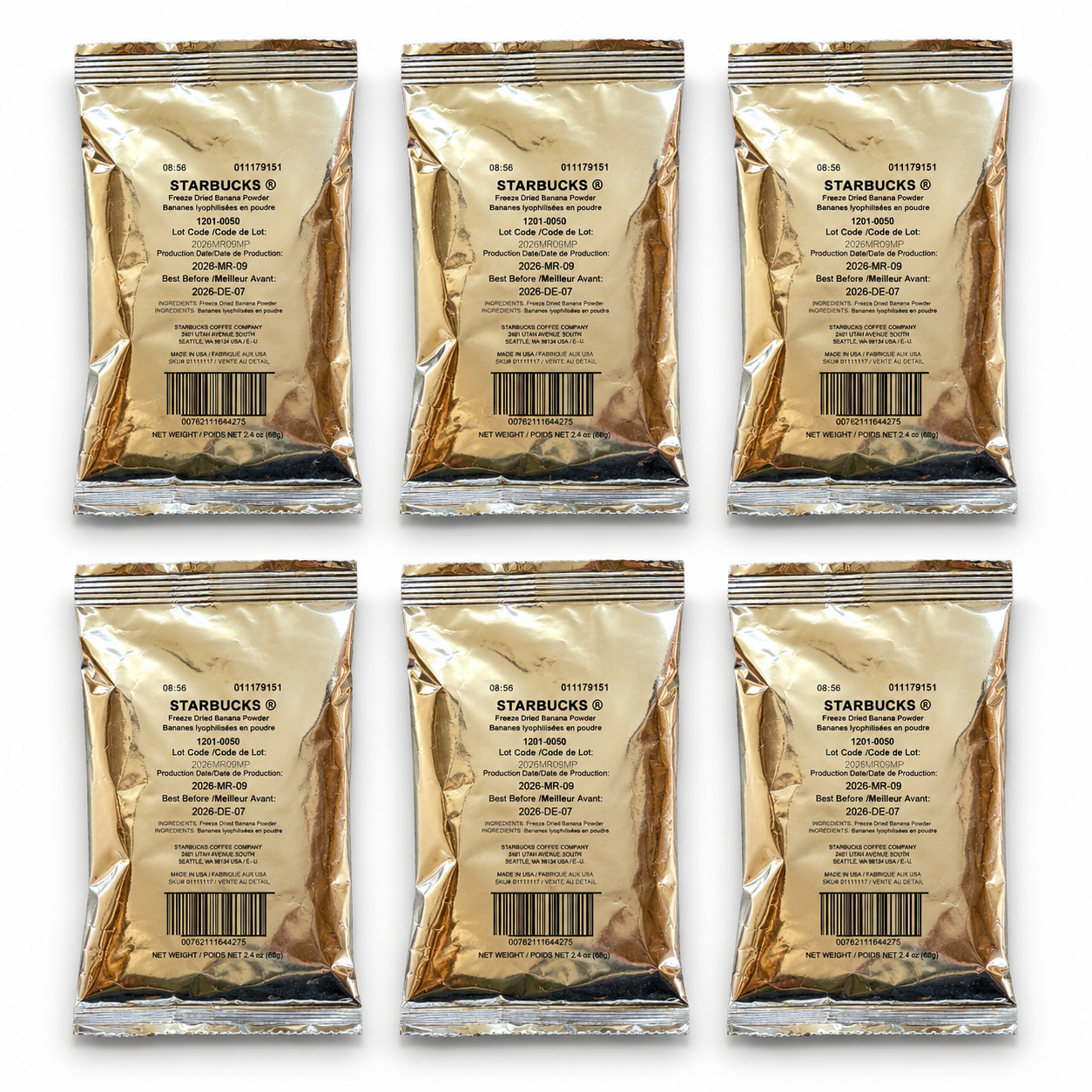 Starbucks Freeze Dried Banana Powder 2.4oz