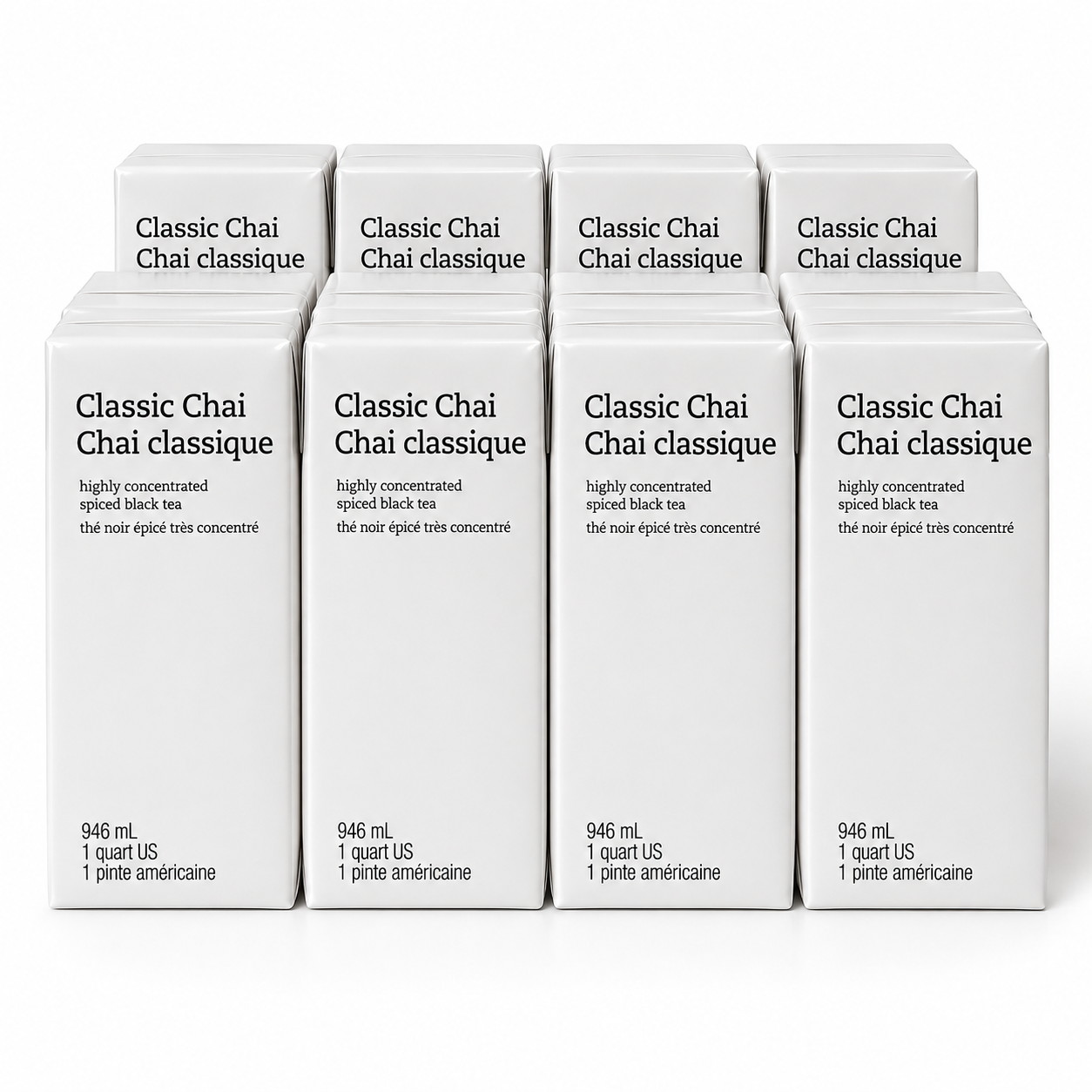 Starbucks Classic Chai Concentrate Spiced Black Tea 946 ML 12 Packs
