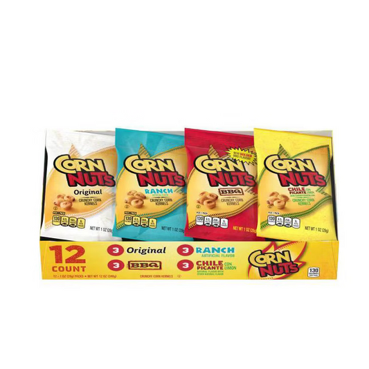 Corn Nut Variety Pack - 12oz: Fried, Salt 12pk